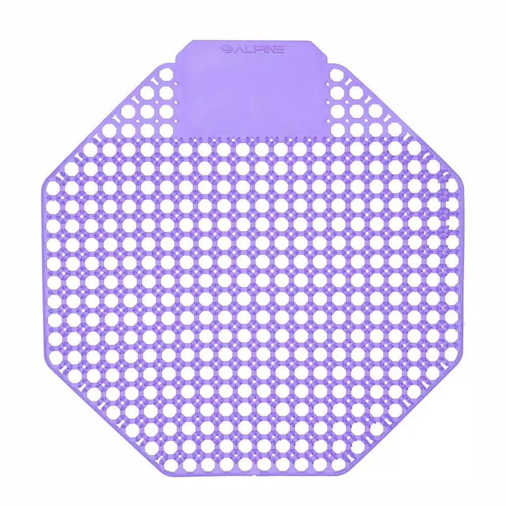 Alpine Industries Kiwi Grapefruit Dual-Sided Anti-Splash Urinal Screens (10-Pack)