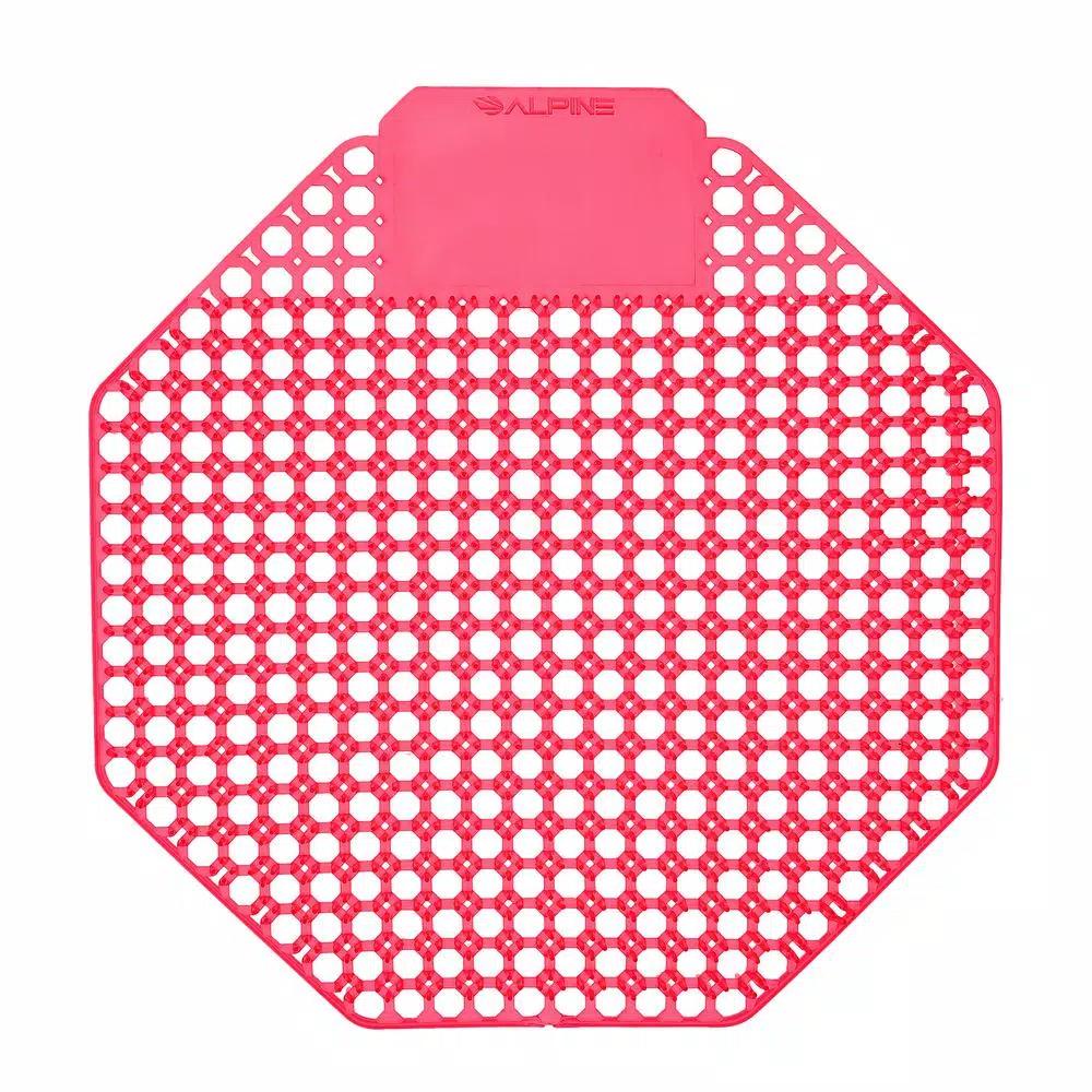 Alpine Industries Spiced Apple Dual-Sided Anti-Splash Urinal Screens, 10-Pack