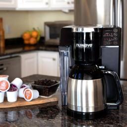 NuWave Bruhub Stainless Steel Single Serve & Carafe Drip Coffee Maker thumbnail 3
