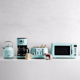 Haden Heritage 1.7L Electric Kettle, Retro Stainless Steel, Light Blue Turquoise thumbnail 9