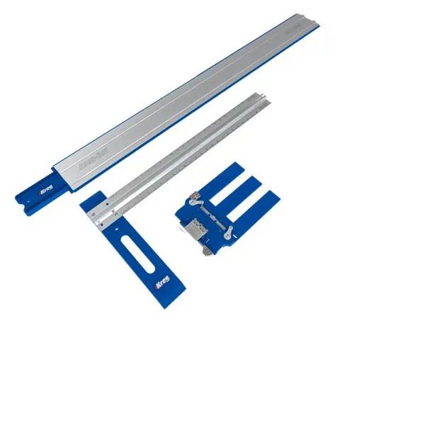 Kreg Accu-Cut and Rip-Cut Circular Saw Track Guide and Rip-Cut Combo with Universal Saw Sled