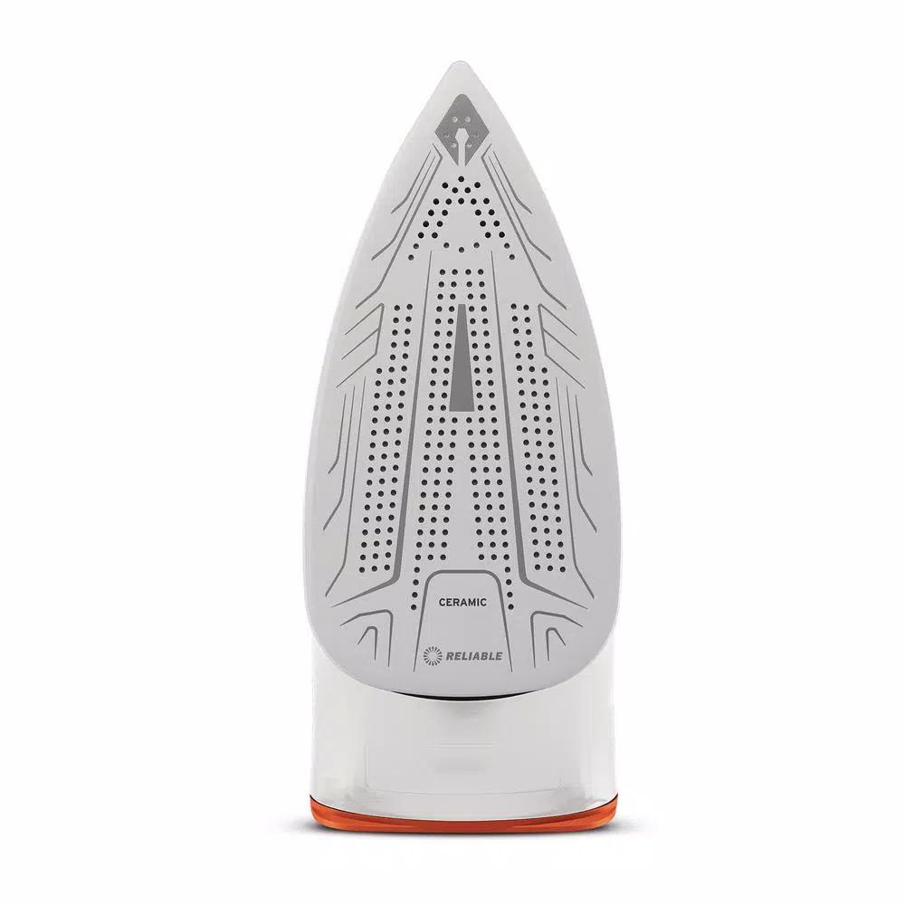 RELIABLE Velocity 160IR 1-Temp Home Steam Iron, 1800W, White & Orange