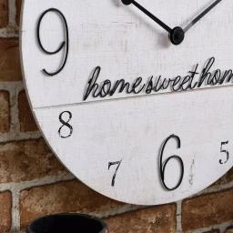 FirsTime & Co. FirsTime and Co. Home Sweet Home Farmhouse Shiplap Wall Clock, 15.5 in. thumbnail 2