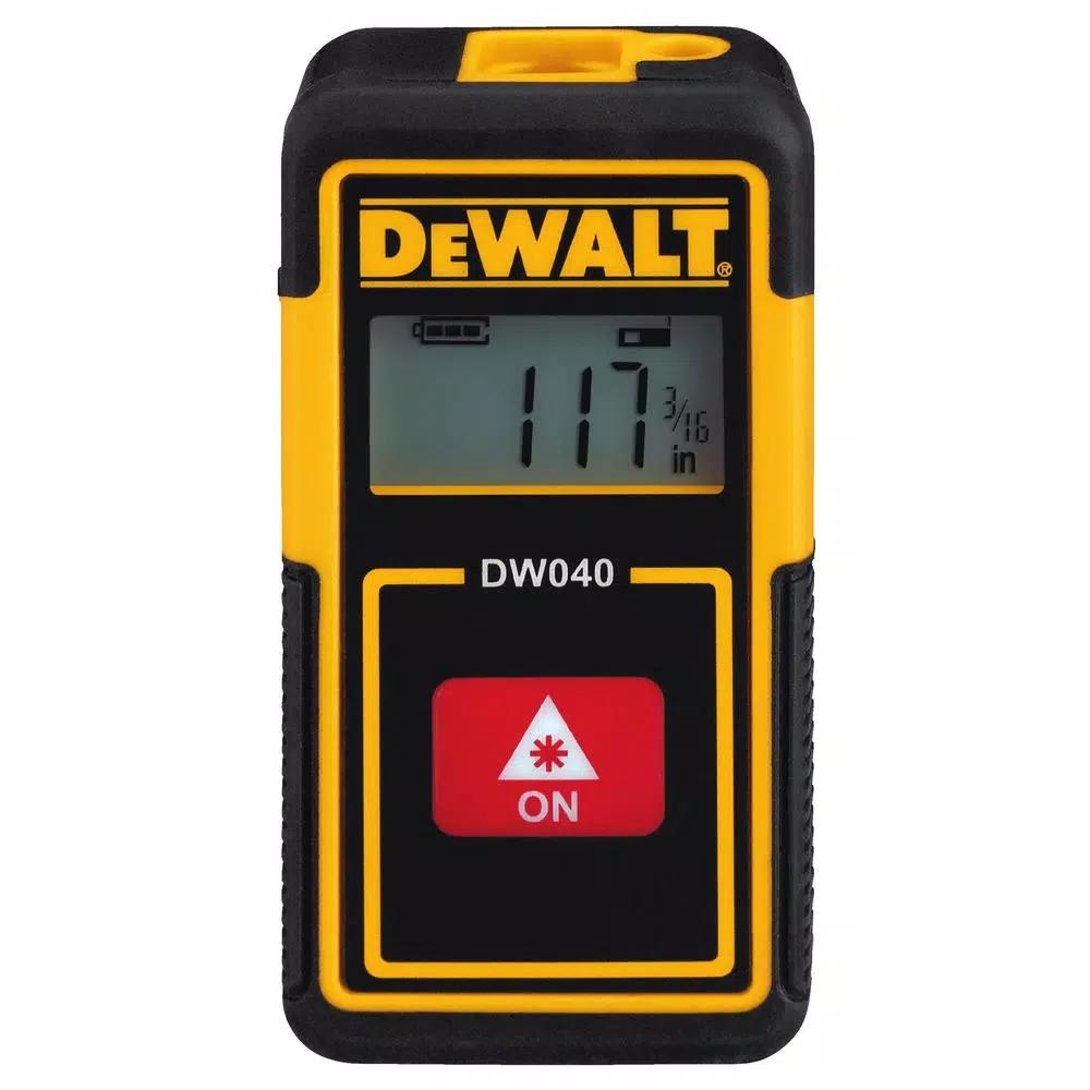DEWALT 40 ft. Pocket Laser Distance Measurer, Li-Ion Rechargeable