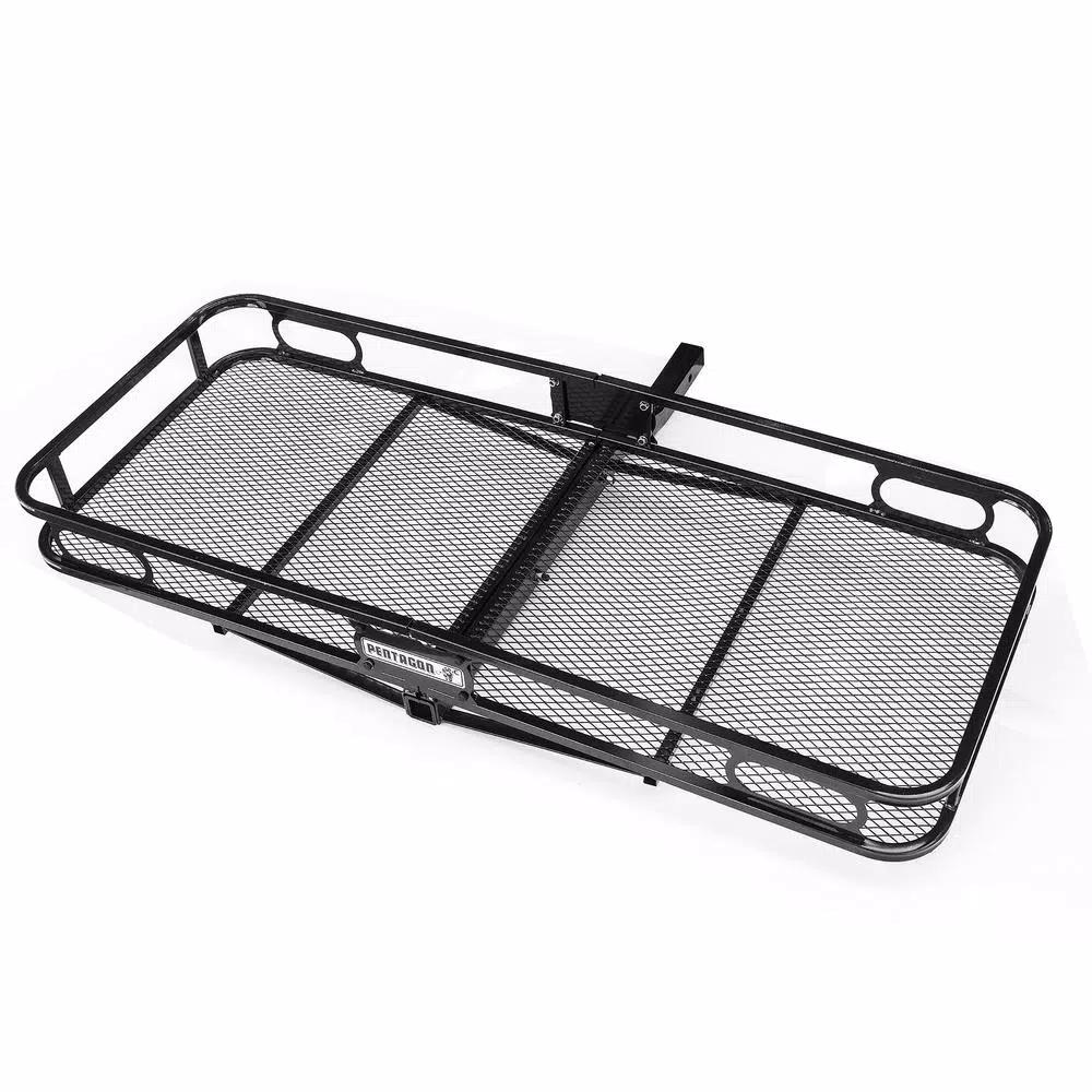 Pentagon Tools 500 lbs. Capacity Trailer Hitch Hauler Rack for SUVs and Trucks