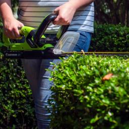 Earthwise 20V Cordless 20 in. Lithium-Ion Hedge Trimmer with 2 Ah Battery and Charger thumbnail 5