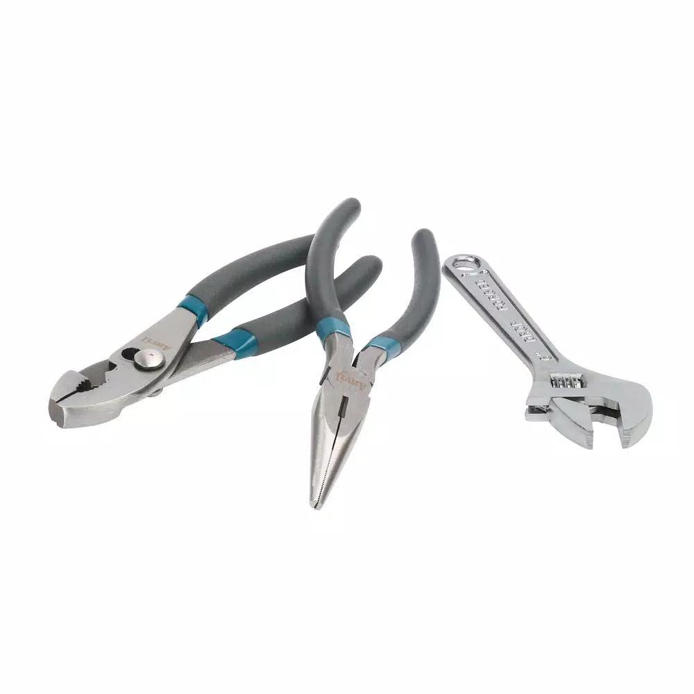 Anvil 17-Piece Homeowner Hand Tool Set with Carbon Steel Construction