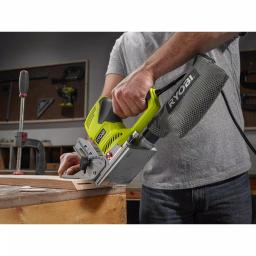 RYOBI 6 Amp Corded Biscuit Joiner Kit with Dust Collection Bag thumbnail 8