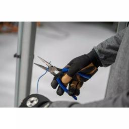 Southwire 8 in. Heavy-Duty Long-Nose Pliers with Side Cutter and Wire Stripper, Forged Steel thumbnail 6