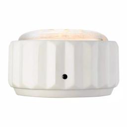 Serene House Axis White Porcelain Ultrasonic Oil Diffuser with Bluetooth Speaker and LED Lights thumbnail 2