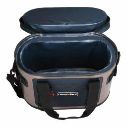 Camp-Zero 13.9 Qt. 20-Can Soft Cooler - Beige and Blue thumbnail 5
