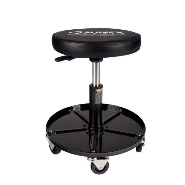 Sunex Tools Professional Pneumatic Shop Seat with Air Cylinder Height Adjustment