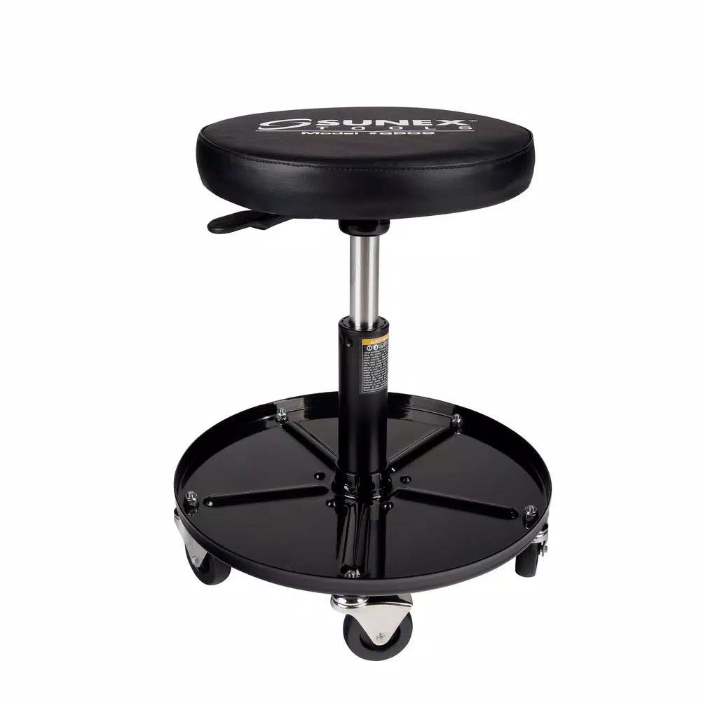 Sunex Tools Professional Pneumatic Shop Seat with Air Cylinder Height Adjustment
