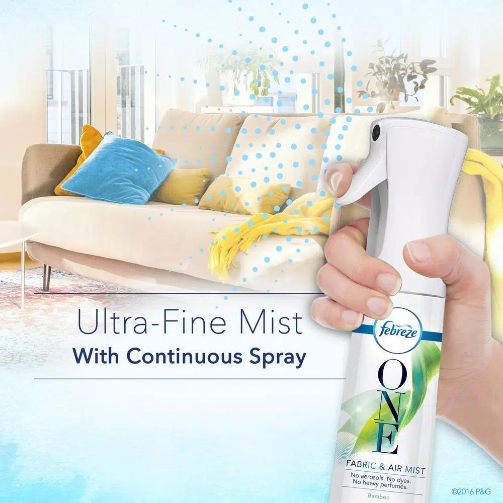 Febreze ONE Bamboo Scent Fabric and Air Freshener Mist, 10.1 oz