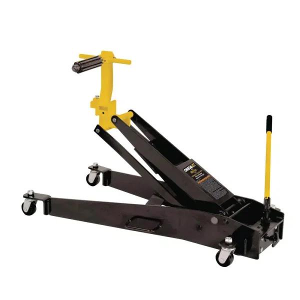 Omega Lift 40500 Black Clutch Jack, 500 lb. Capacity, Hydraulic with 360° Rotating Spline