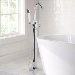 Glacier Bay Farrington Freestanding Floor Mount Tub Faucet with Handheld Handshower, Chrome thumbnail 2