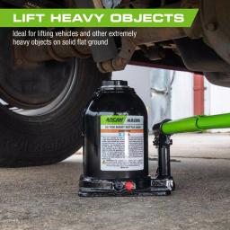 Arcan ALBJ12S 12-Ton Short Bottle Jack, Low Profile Mechanical Lifting Jack thumbnail 4