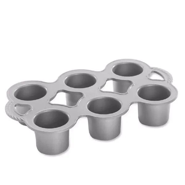Nordic Ware Grand Popover Pan - Heavy Duty Cast Aluminum Specialty Bakeware