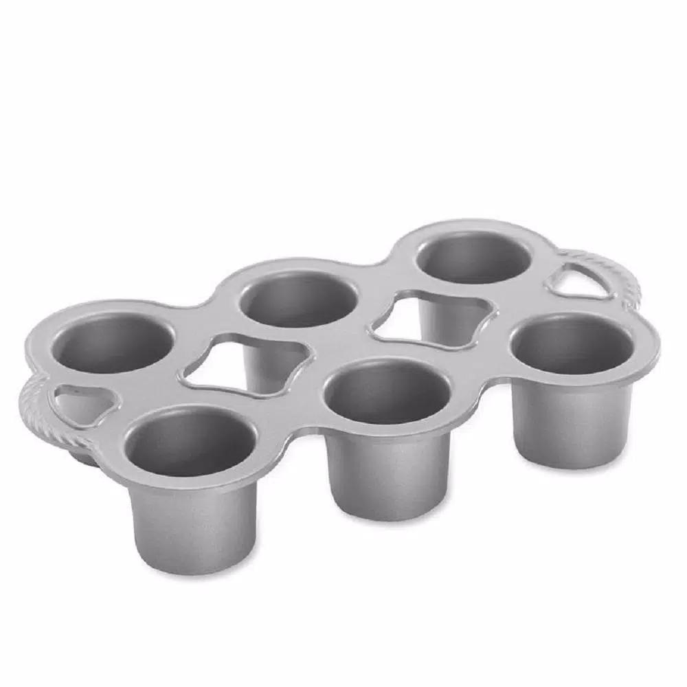 Nordic Ware Grand Popover Pan - Heavy Duty Cast Aluminum Specialty Bakeware
