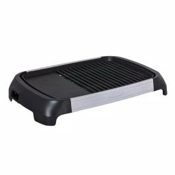 Brentwood Select 1200W Electric Indoor Grill and Griddle, Non-Stick Surface, Black & Stainless Steel thumbnail 1