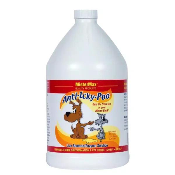 Anti-Icky-Poo 1 Gal. Original Enzyme Odor Remover - Professional Strength Pet & Organic Odor Eliminator