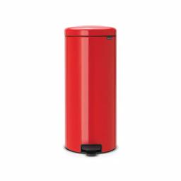 Brabantia Icon 8 Gallon Steel Step-On Trash Can - Passion Red thumbnail 1