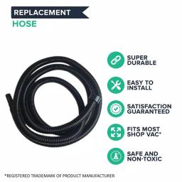 Think Crucial 10 ft. Replacement Vacuum Hose for Shop-Vac, Ridgid, and Craftsman Wet/Dry Vacs, 2-1/4 in. Cuff thumbnail 2