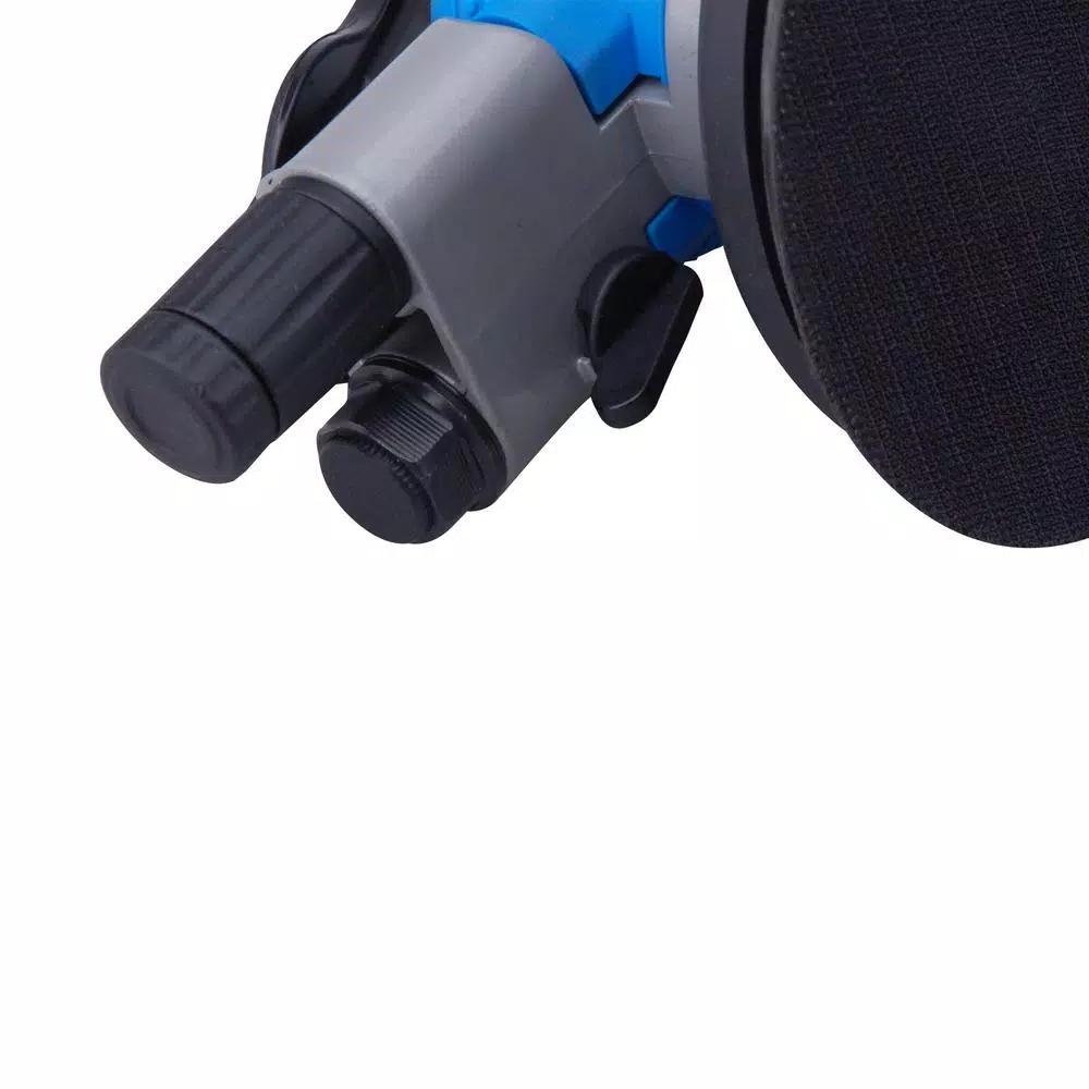 Steel Core 5 in. Air Palm Orbital Sander Pneumatic Disc Sander