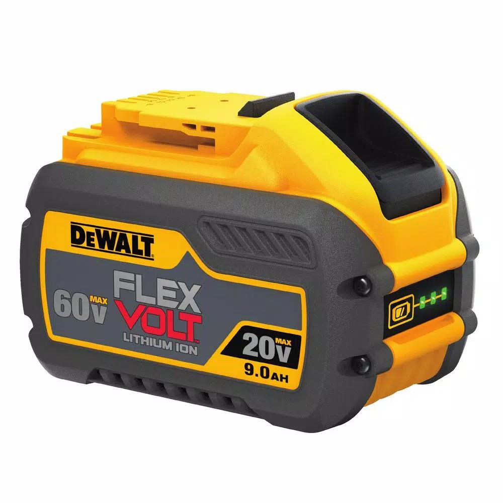 DEWALT FLEXVOLT 60V MAX Cordless Brushless Reciprocating Saw Kit with (2) 9.0Ah Batteries & 4-1/2 in. Grinder