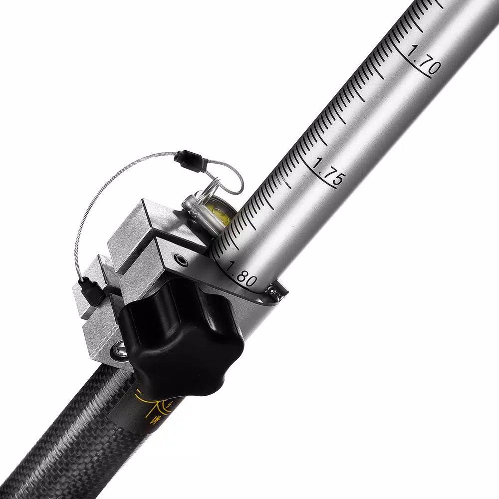 AdirPro 8.5 ft. Carbon Fiber Prism Pole with Dual Graduations and Adjustable Tip