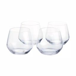 Home Decorators Collection Genoa 18.5 oz. Lead-Free Crystal Stemless Wine Glasses, Set of 4 thumbnail 5