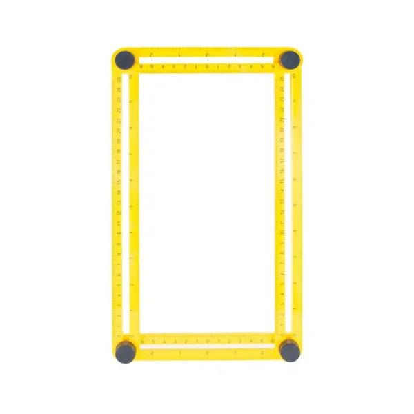 POWERTEC Universal Angle Template Tool, 10 in. Multi-Angle Ruler for Precise Measuring and Tracing