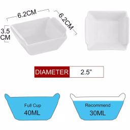 MALACASA 2.5 in. White Porcelain Ramekins Set of 12, Ceramic Souffle Dishes and Serving Bowls thumbnail 2