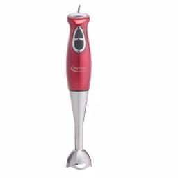 Betty Crocker 2-Speed Immersion Blender with Mixing Beaker and Lid, Red thumbnail 1