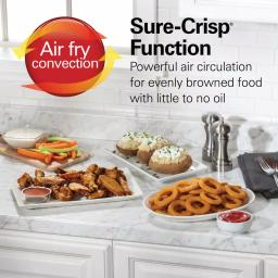 Hamilton Beach Sure-Crisp 1440W 6-Slice Air Fryer Toaster Oven, Stainless Steel thumbnail 4