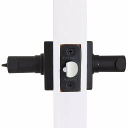Defiant Highland Matte Black Keyed Entry Door Lever with Square Rose thumbnail 4