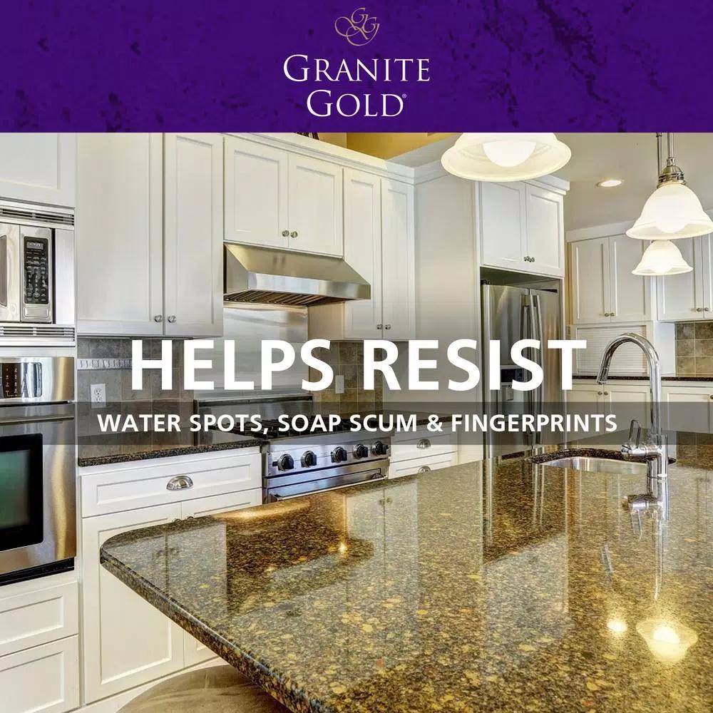 Granite Gold Polish 2-Pack, 24 oz. Spray Bottles for Natural Stone Surfaces