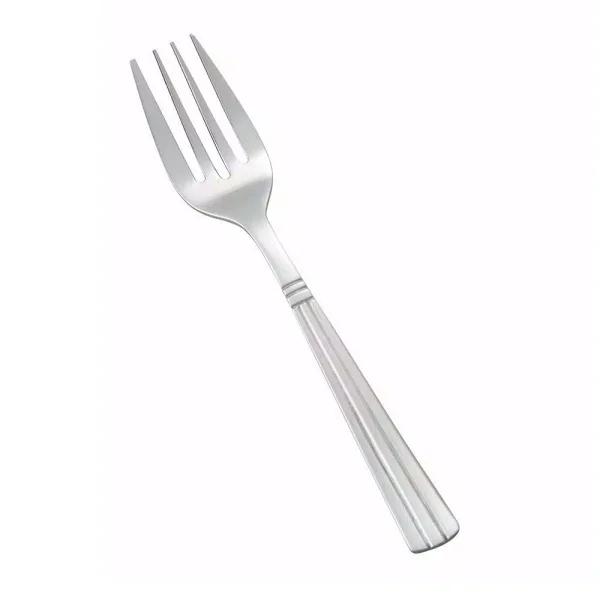 Winco Regency 12-Piece 18/0 Stainless Steel Salad Fork Set, Ornate Classic Style