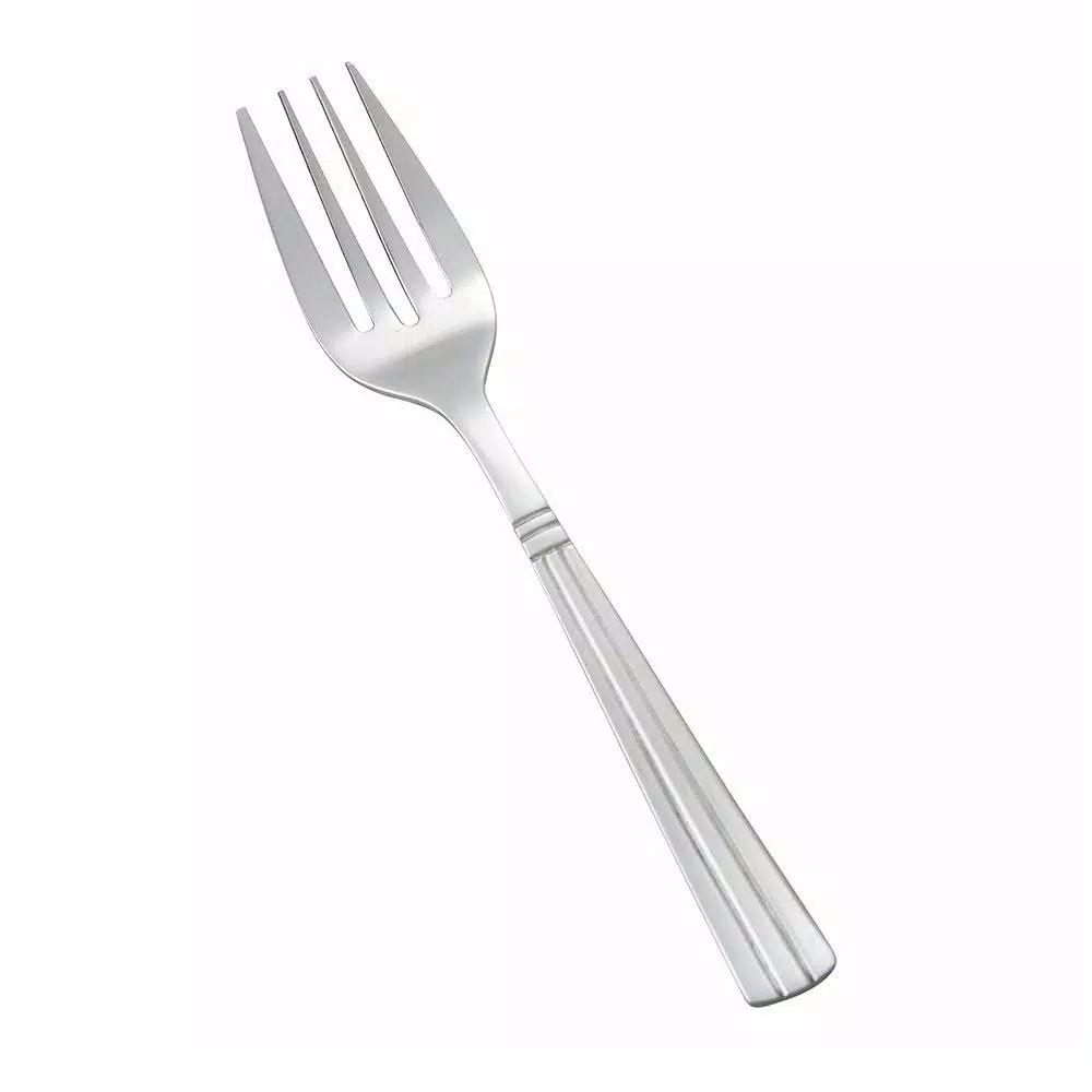 Winco Regency 12-Piece 18/0 Stainless Steel Salad Fork Set, Ornate Classic Style