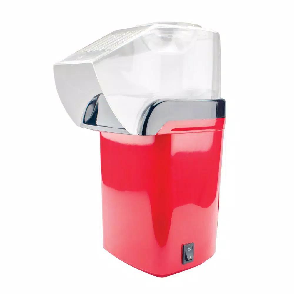 Brentwood Appliances Red Hot Air Popcorn Maker, 1200W Countertop Popper