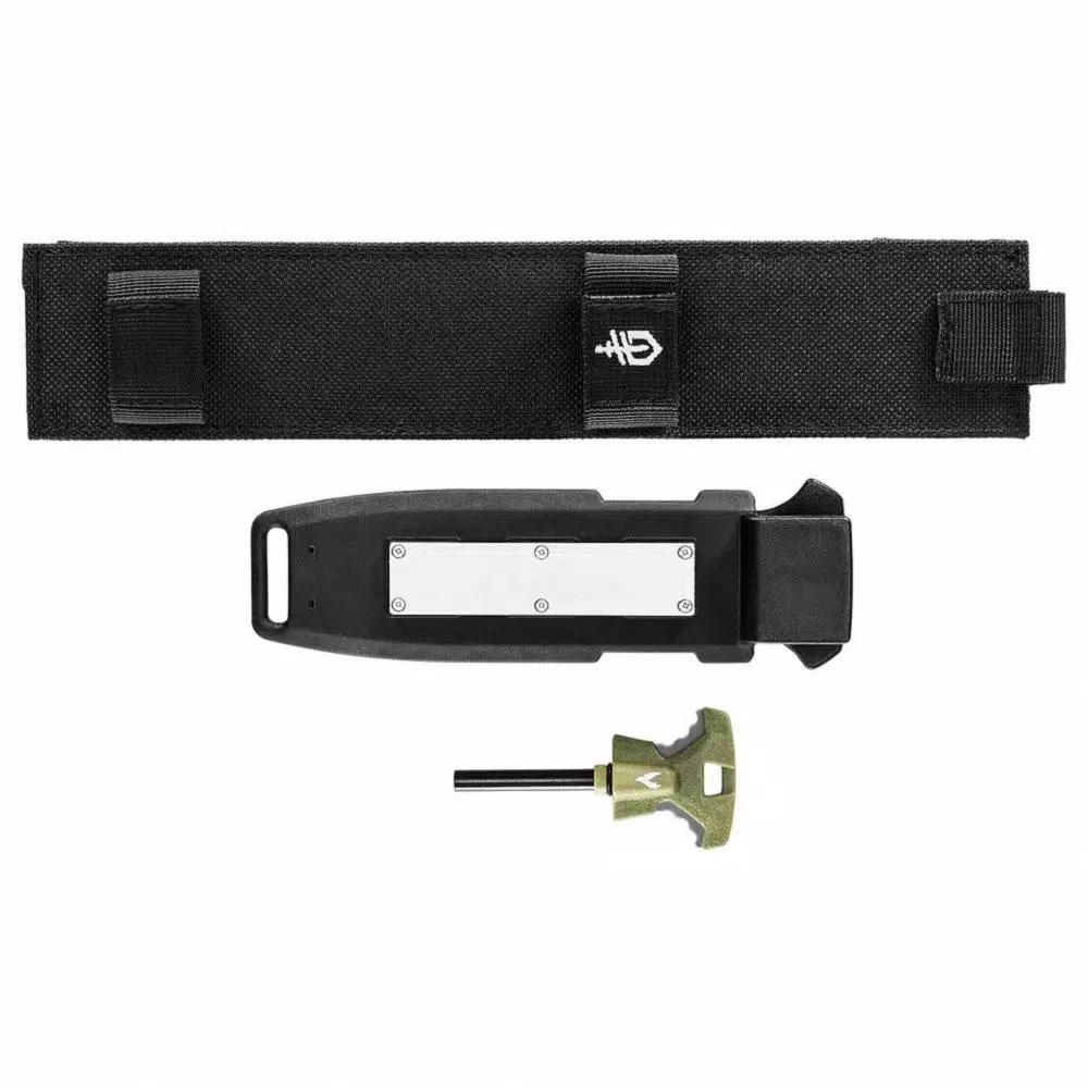 Gerber Ultimate Survival Fixed Blade Knife with Fire Starter and Sheath