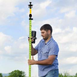 AdirPro 360-Degree Reflective Prism Assembly with Height Adapter for Robotic Total Stations thumbnail 4