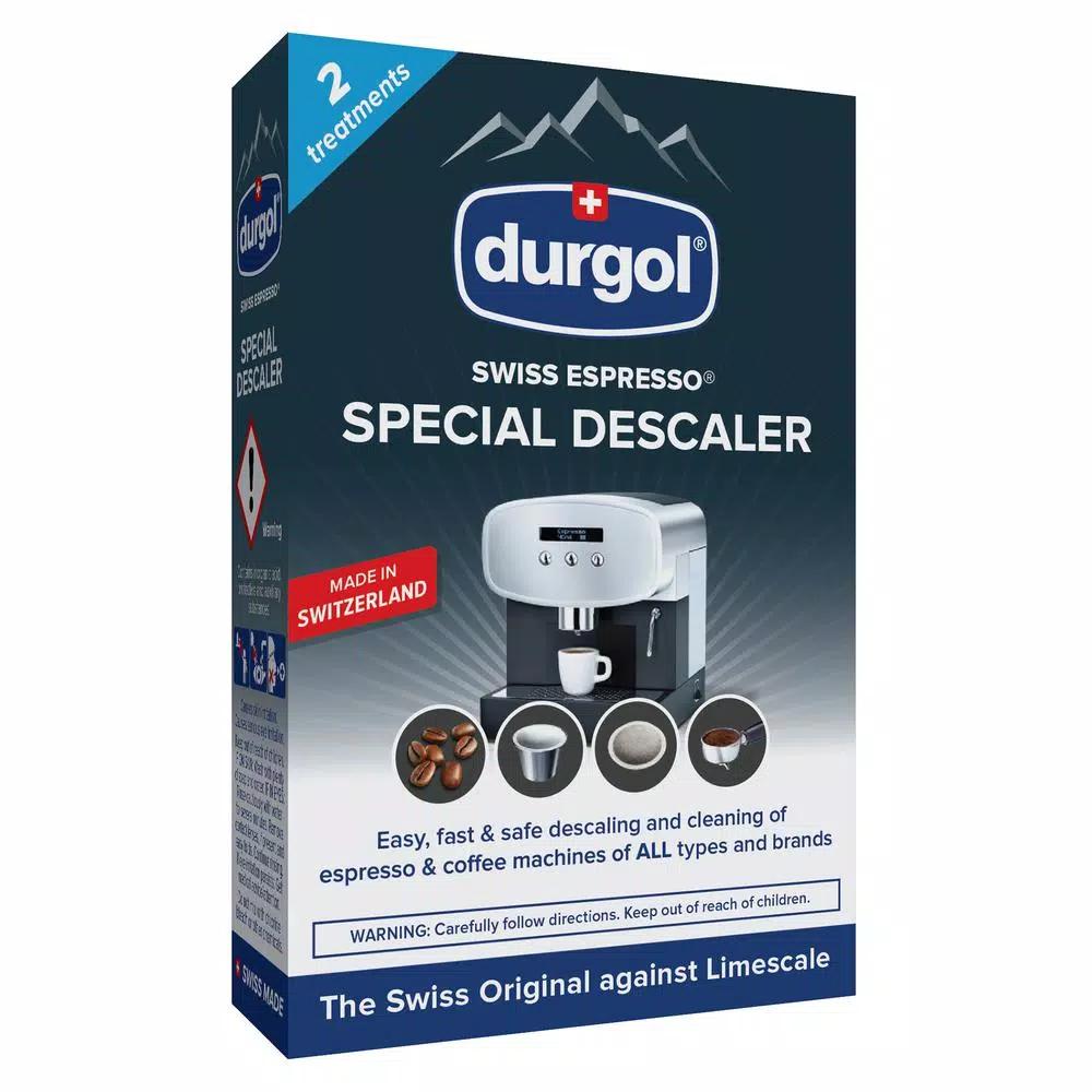 Durgol Espresso Machine Descaler and Decalcifier Solution, 4-Pack