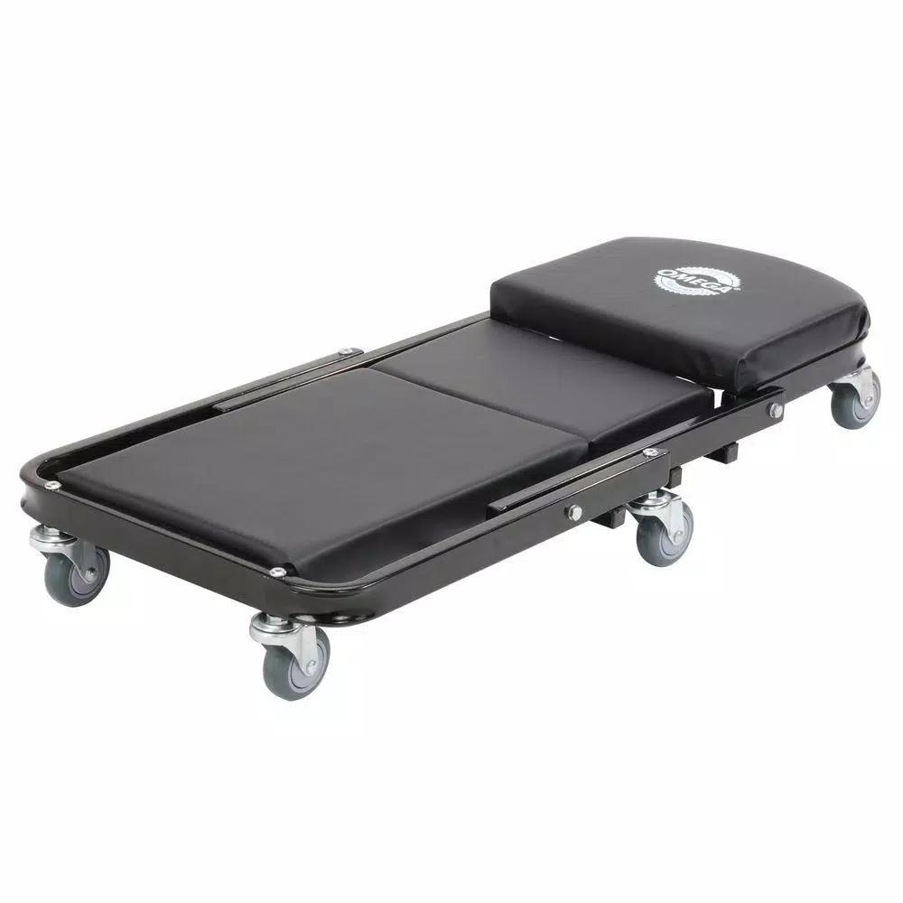 Omega 91000 2-in-1 Foldable Mechanic Creeper and Seat, 450 lb. Capacity