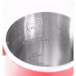 Americana 1.7L Red Cool Touch Stainless Steel Electric Kettle with Temperature Gauge thumbnail 2