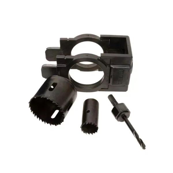 MIBRO Carbon Steel Door Lock and Deadbolt Installation Kit for Wood Doors