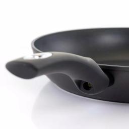 Oster Cuisine Bissett 12 in. Aluminum Nonstick Frying Pan, Black thumbnail 5