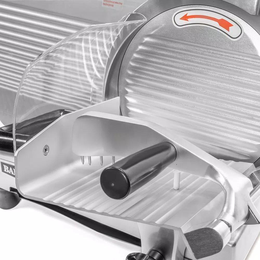 Barton 10 in. Commercial Meat Slicer, 240W Stainless Steel Electric Slicer