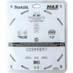 Makita 10 in. 80T Carbide-Tipped Max Efficiency Miter Saw Blade thumbnail 8