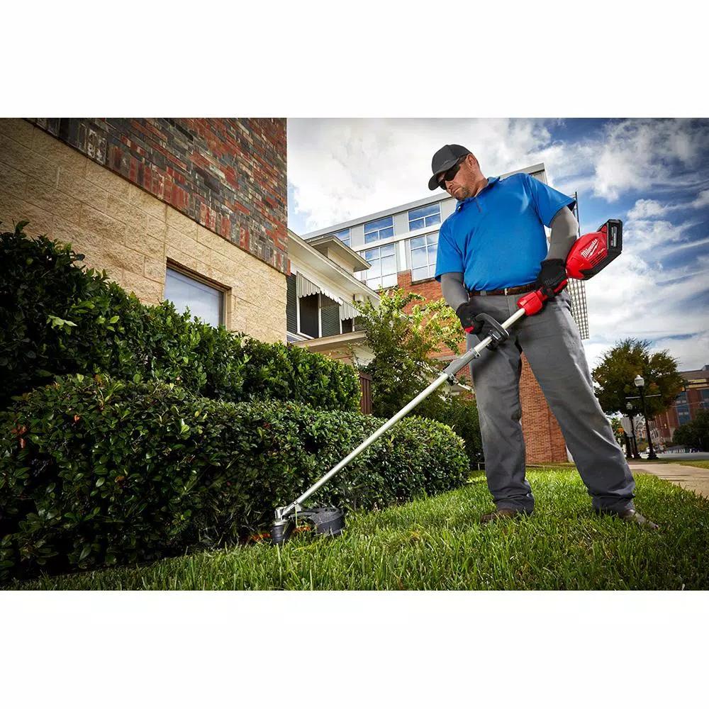 Milwaukee M18 FUEL QUIK-LOK Cordless String Trimmer Kit with (3) 8.0 Ah Batteries and Charger